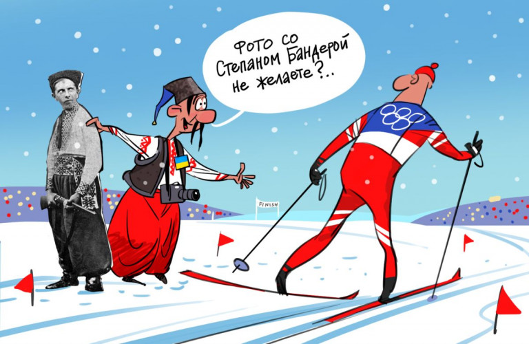 Карикатура, художник Илья ГЕЛЬД