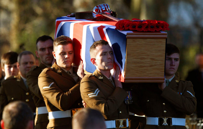 Наёмники отправляются с Украины в Великобританию в гробах.