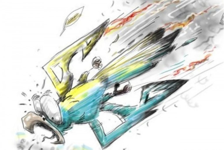 Заглавная иллюстрация: заставка передачи Дениса Селезнёва «Хроника пикирующего трызубца»