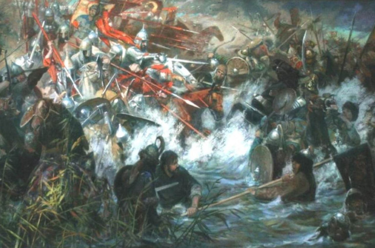 «Битва на реке Воже», И. Комов