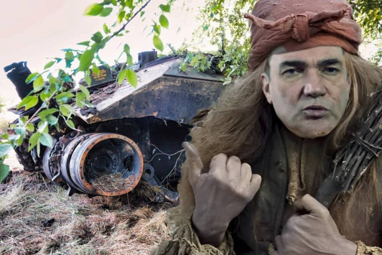 На заглавном фото: Данилов зовёт на войну…