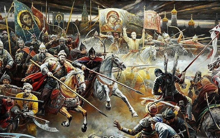 Заглавная иллюстрация: «Избавление от Смуты». Художник Василий Нестеренко