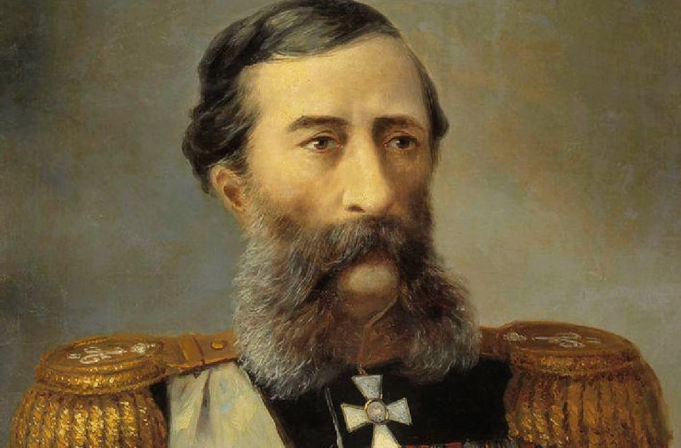 Заглавная иллюстрация. Портрет Лорис-Меликова кисти художника И.К. Айвазовского.