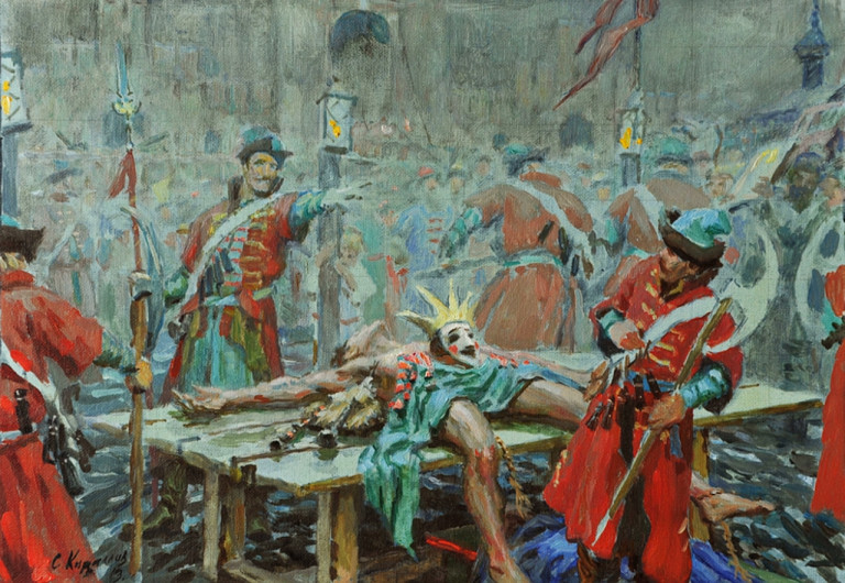 Заглавное фото. С. А. Кириллов. Эскиз к картине «Смутное время. Лжедмитрий». 2013 год.