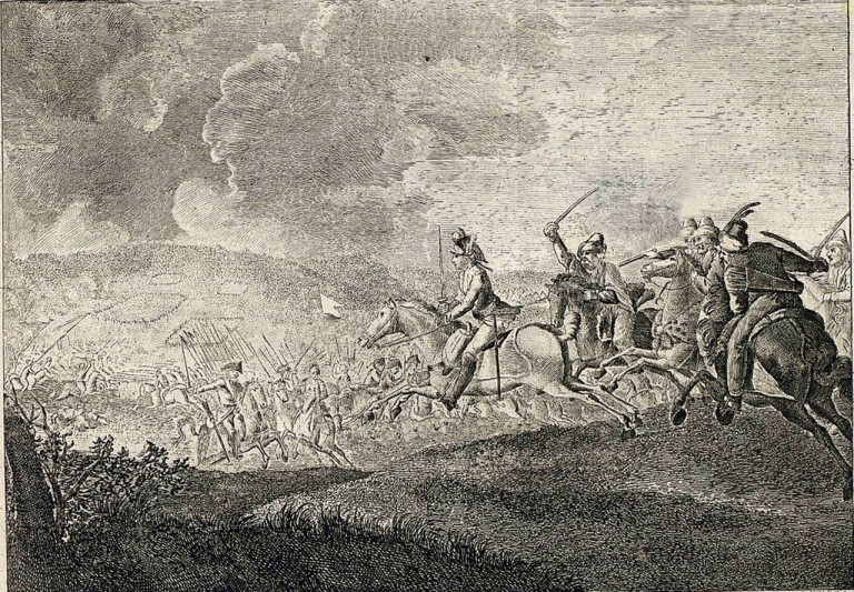 Заглавное фото. Сражение при Козлудже. Источник - И. Ф. Антинг. Жизнь и военные деяния генералиссимуса, князя Италийского графа Суворова-Рымникского. СПб., 1799–1800