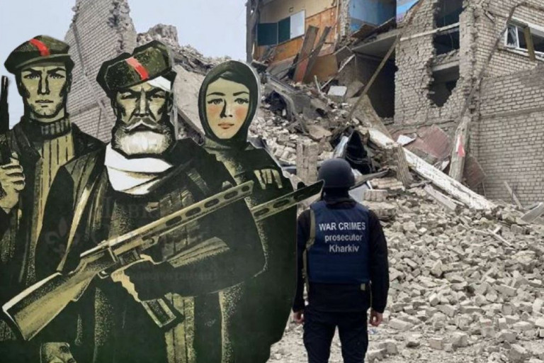 Заглавное фото: Изюм. «Герань» прилетела точно в место дислокации украинских националистов.