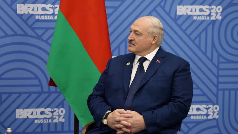 На заглавном фото: Белорусский президент широко комментировал на саммите в Казани как внутреннюю повестку, так и общемировую. Источник: Белтелерадиокомпания