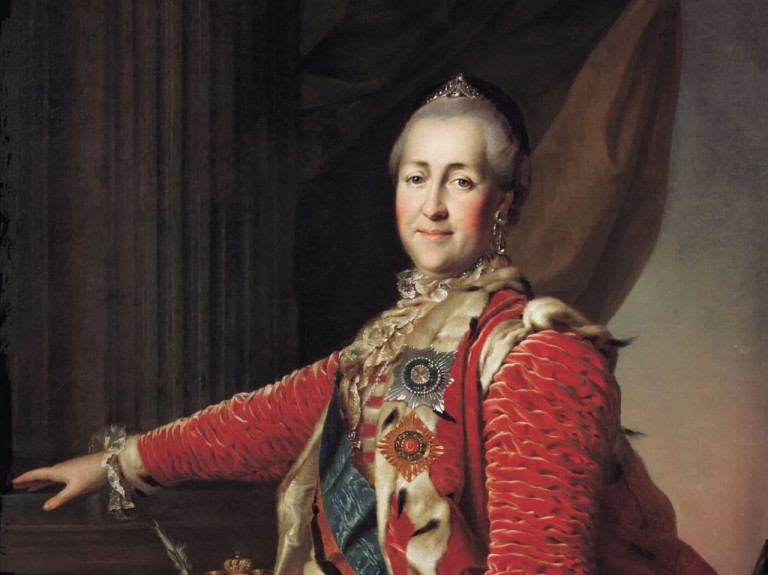 Заглавная иллюстрация. Портрет Екатерины II кисти художника Дмитрия Левицкого