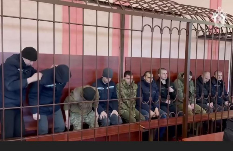 Заглавное фото:  На лаві підсудних Артем Вишняк, Сергій Гайкович, Семен Северин, Сергій Самохвал, Дмитро Клусенко, Євген Лавренко, Денис Федірко, Денис Кучерявий, Дмитро Кучерявий, Іван Ножечкін і Єгор Яковенко.