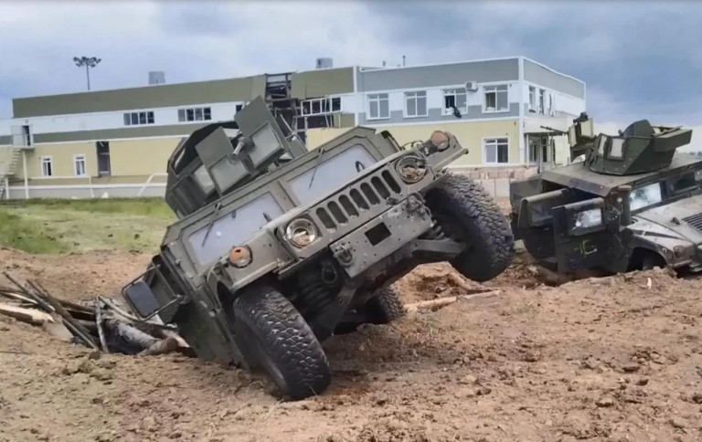На заглавном фото: Технику НАТО диверсанты использовали для вылазок на Белгородчину ещё в 2023 году...