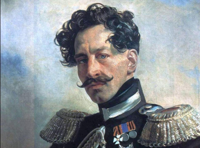 Заглавная иллюстрация. Портрет генерала Перовского кисти К.П.Брюллова. Фрагмент.