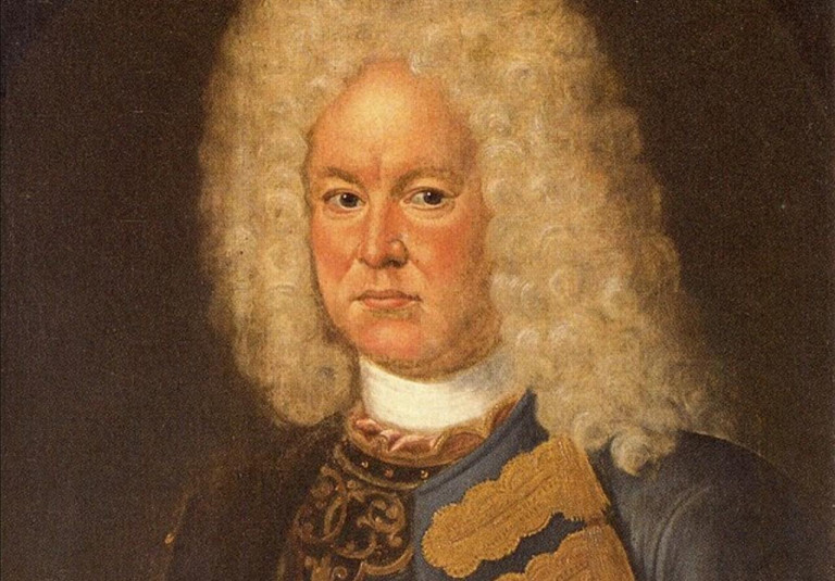 Заглавная иллюстрация: Портрет генерала Боура кисти неизвестного художника, фрагмент