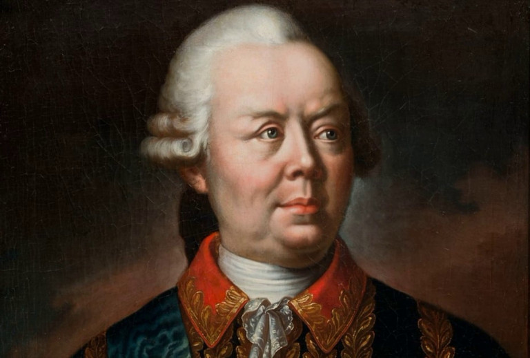 Заглавная иллюстрация. Портрет П.А.Румянцева-Задунайского работы неизвестного художника 1770-х годов