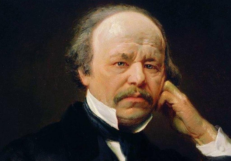 Заглавная иллюстрация. Портрет Даргомыжского кисти художника К.Е. Маковского. Фрагмент 