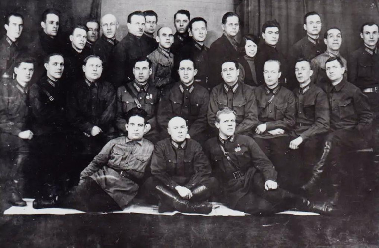 Заглавное фото. Сотрудники ОБХСС милиции  Ленинграда и Ленинградской области. 1939 год