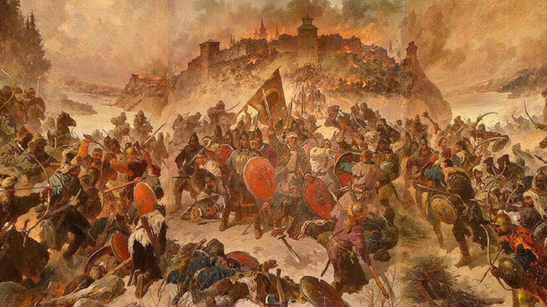 Заглавная иллюстрация. Диорама «Оборона Козельска». Козельский историко-литературный музей 