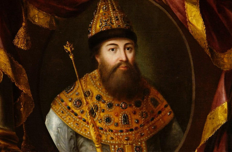 Заглавная иллюстрация. Портрет царя Алексея Михайловича кисти неизвестного художника XVII столетия.