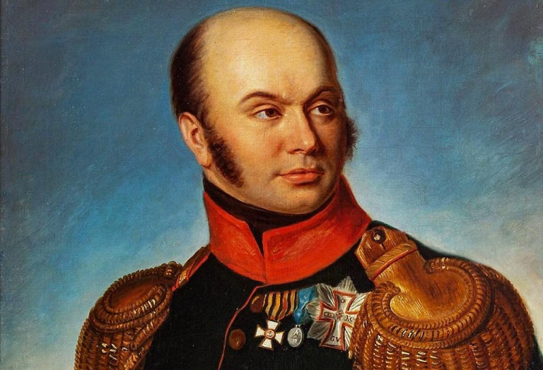 Заглавная иллюстрация. Портрет Михаила Федоровича Орлова работы художника А.Ф.Лагрене. 1822-1823 гг.