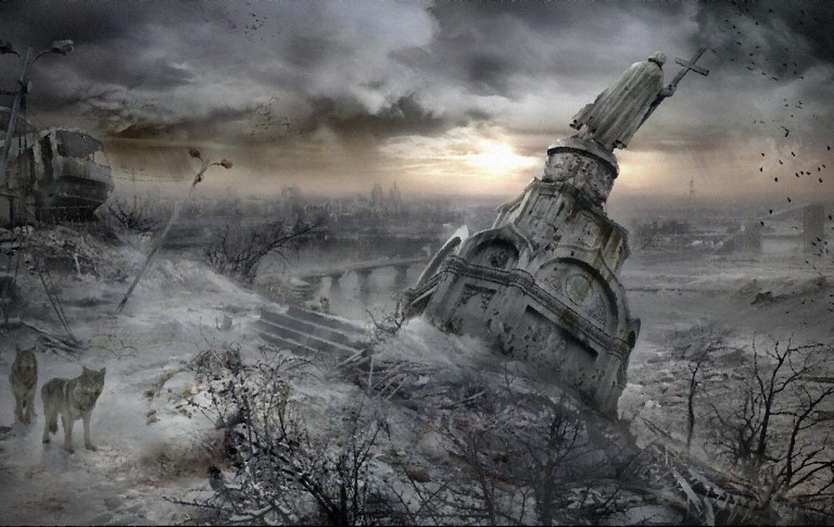 Заглавная иллюстрация: "От утопии к антиутопии", И.Хивренко, Киев, 2011-2012 гг.