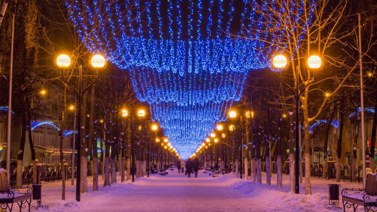 Заглавное фото: Зимний Гомель – холодно на улицах, тепло дома
