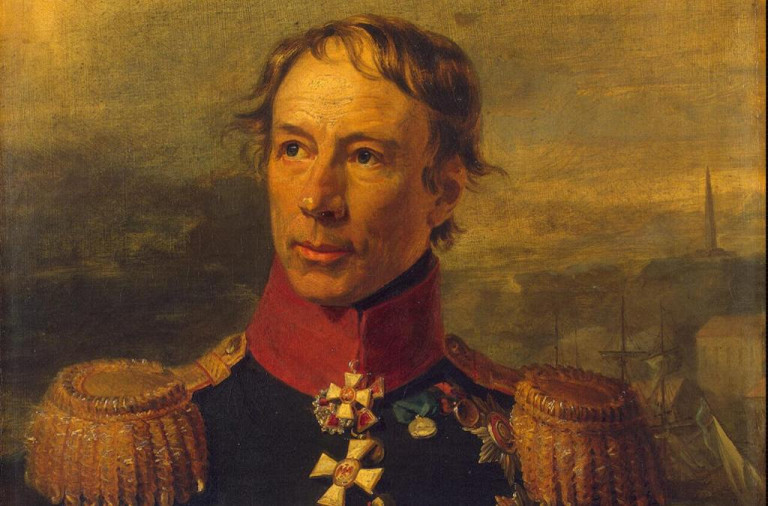 Заглавная иллюстрация. Портрет генерала Фаддея Штейнгеля кисти художника Джорджа Доу