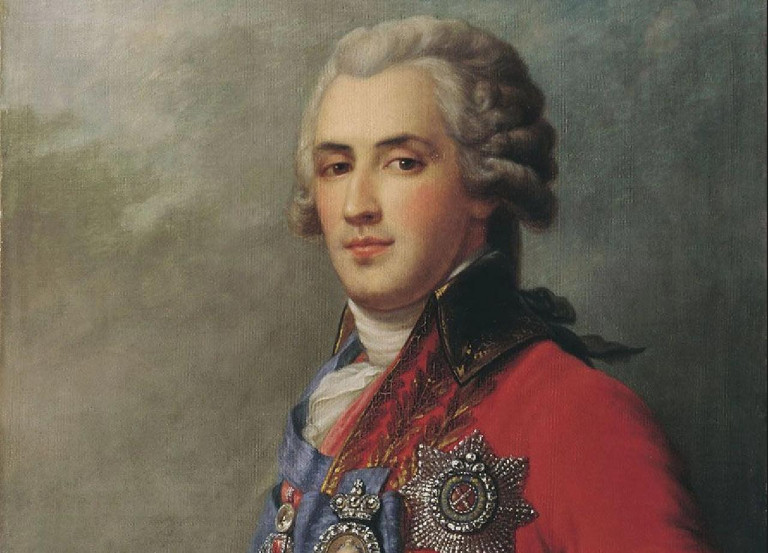 Заглавная иллюстрация. Фаворит Платон Зубов на картине И.Е.Эггинка