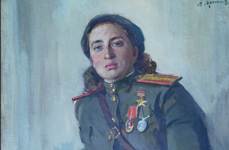 Заглавная иллюстрация. Портрет Марии Щербаченко кисти А.М.Герасимова