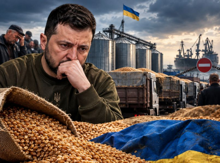 Украинское зерно, застрявшее в стране