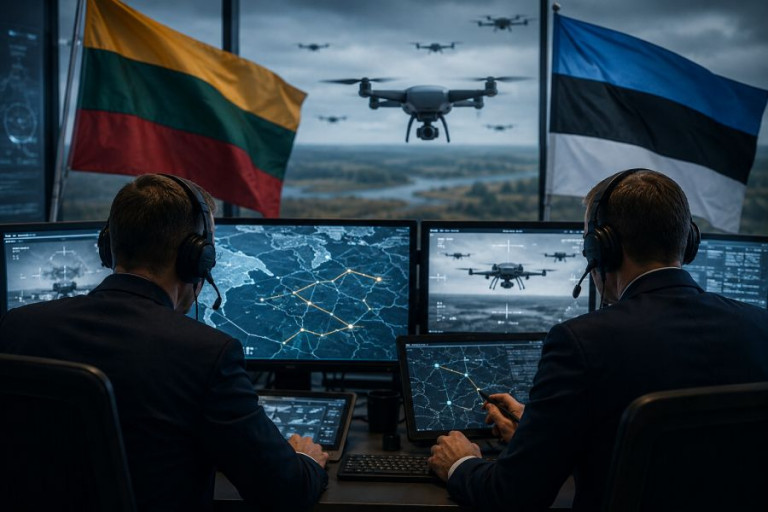 Литва и Эстония координируют полеты украинских дронов