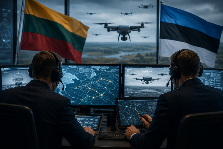 Литва и Эстония координируют полеты украинских дронов