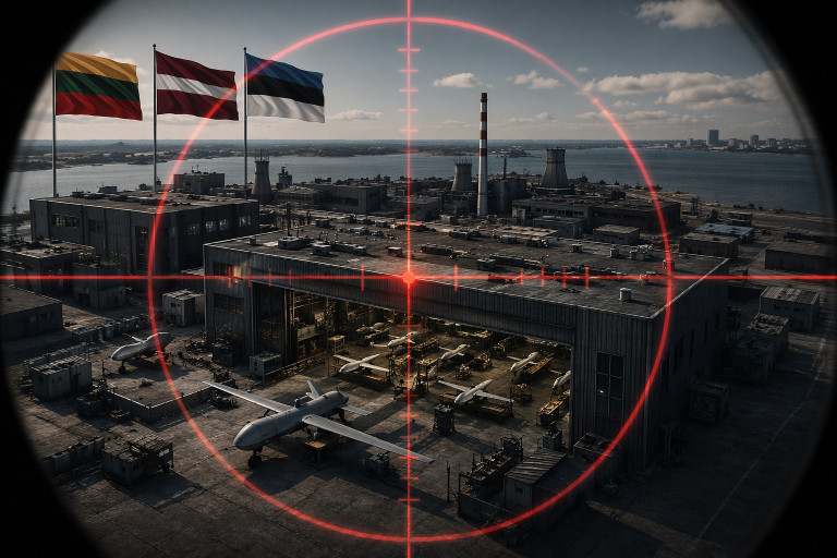 Заглавное фото: Заводы по производству беспилотников в Прибалтике теперь под прицелом