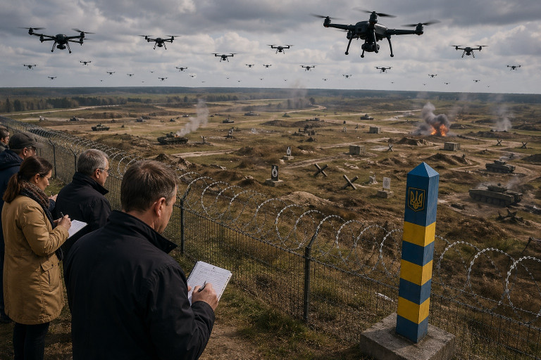 Заглавное фото: Армада дронов над территорий Польши и Украины. Источник: chatgpt.com 