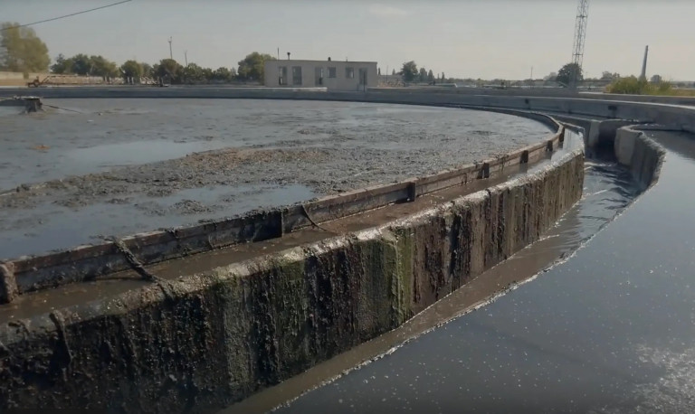 Бортническая станция аэрации много лет в плачевном состоянии