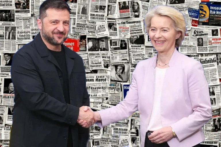 Зеленский и Урсула фон дер Ляйен