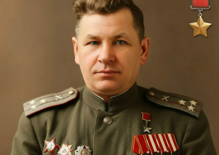 Заглавное фото. Гвардии полковник Константин Александрович Ефимов