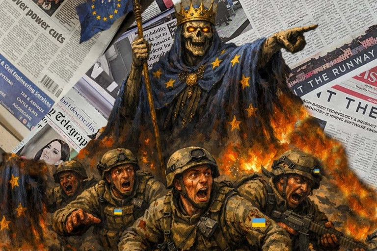 Европа отправляет Украину на войну