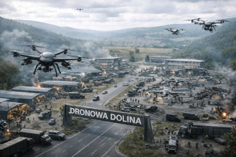 Заглавное фото: «Долина дронов» в мечтах польских властей 