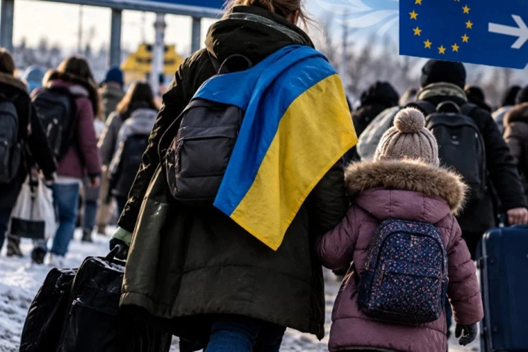 Украинские беженцы 