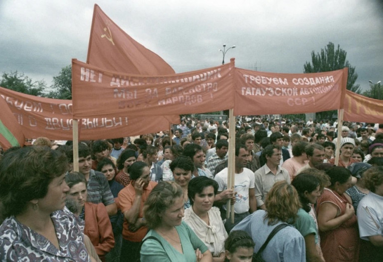 Митинг в Комрате, 1990 год