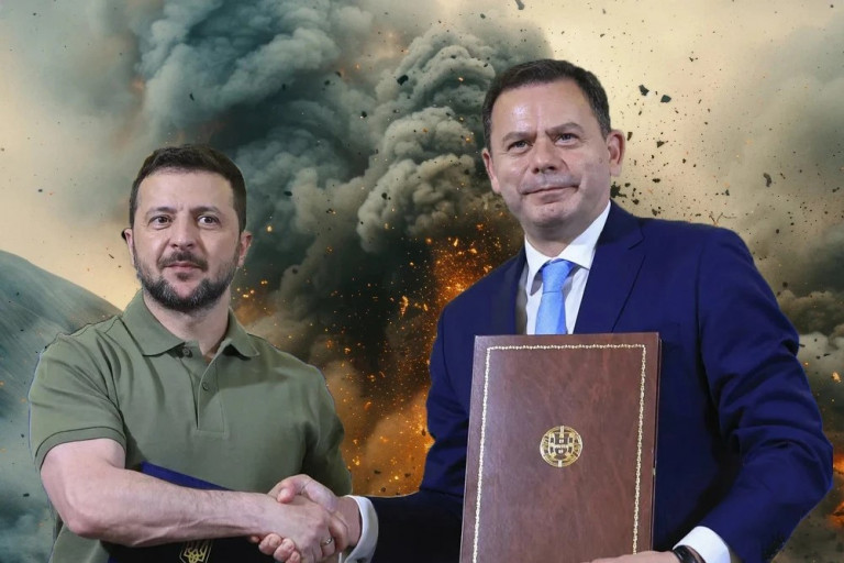 Зеленский и Луиш Монтенегру