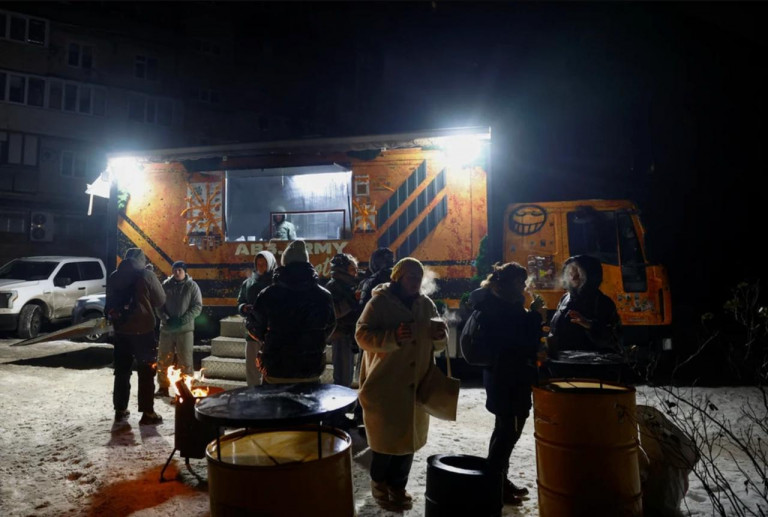 Замёрзшие города Украины