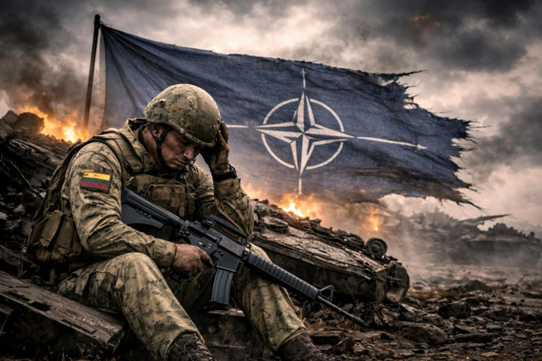 Заглавное фото: Непобедимость НАТО без США оказалась мифом.