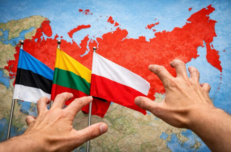 На заглавном фото: Польша и страны Прибалтики помешались на русофобии